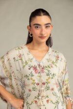 Floral Longline Kurta - View 2