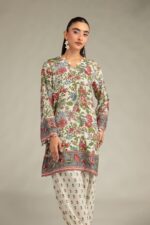 Floral Short Kurta - View 4