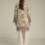 Floral Short Kurta - View 1