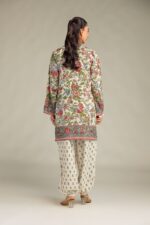 Floral Short Kurta - View 1
