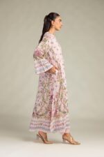 Pink Silk Kurta - View 3