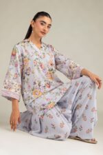 Floral Silk Pants - View 3