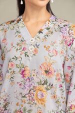 Short Floral Kurta - View 3