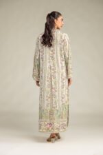Floral V-Neck Kurta - View 2
