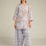 Floral Silk Pants - View 1