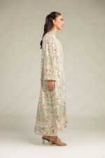 Floral V-Neck Kurta - View 5