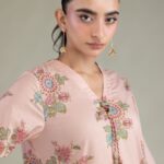 Pink Cambric Kurta - View 1