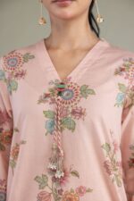 Pink Cambric Kurta - View 5