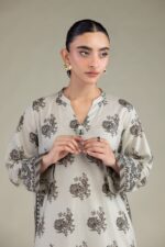 Floral Longline Kurta - View 1