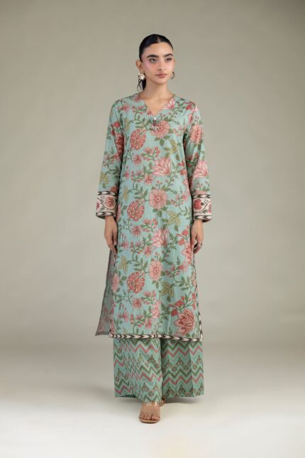 Floral Cambric Pants - View 2