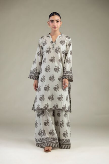 Floral Cambric Pants - View 1