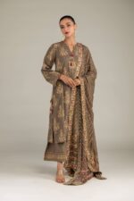 Brown Silk Pants - V1