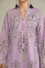 Floral Longline Kurta - View 1