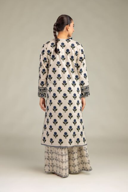 Long Printed Kurta - View 1