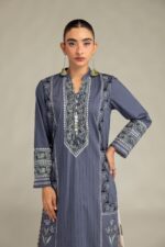 Floral Cambric Kurta - View 5