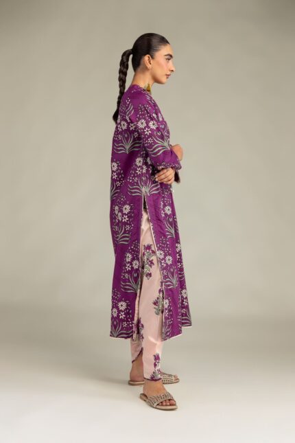 Floral Pink Shalwar - View 1