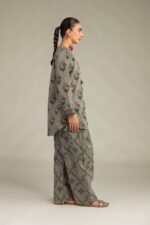 Floral Gray Shalwar - View 2