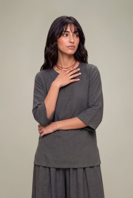 Solid Gray Tunic - V1