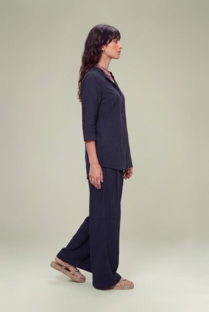 Textured Georgette Trousers - V2