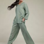 Blended Crinkle Trousers - V1