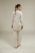 Floral V-Neck Kurta - V6