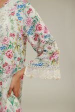 Floral Longline Kurta - V4