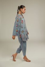 Blue Silk Pants - V2