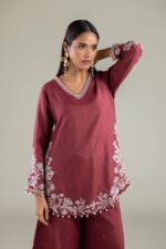 Floral Pearl Kurta - V4