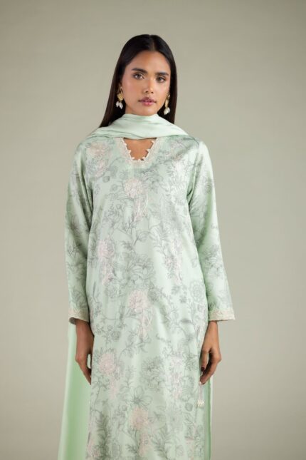 Floral Longline Kurta - V1