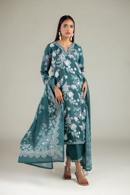 Pearl Floral Kurta - V1