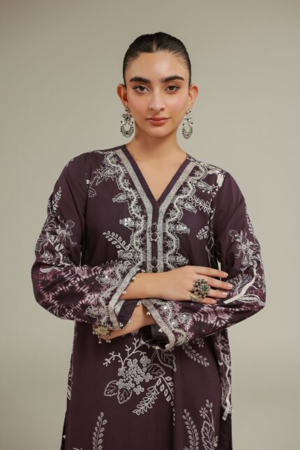 Floral Longline Kurta - V2