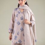 Floral Scalloped Kurta - V1