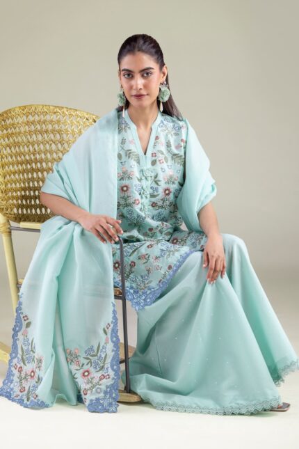 Floral Sleeveless Kurta - V1