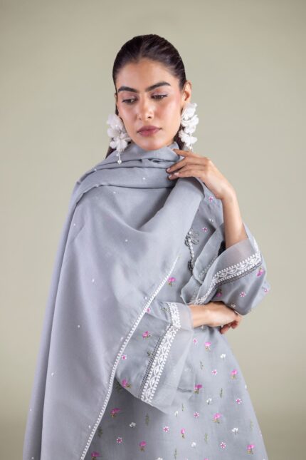 Floral Draped Dupatta - V2