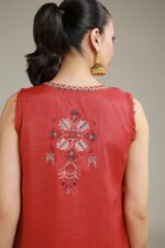Printed Rust Kurta - V3