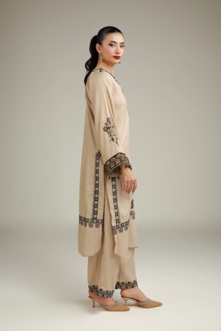 Raw Silk Pants - V2