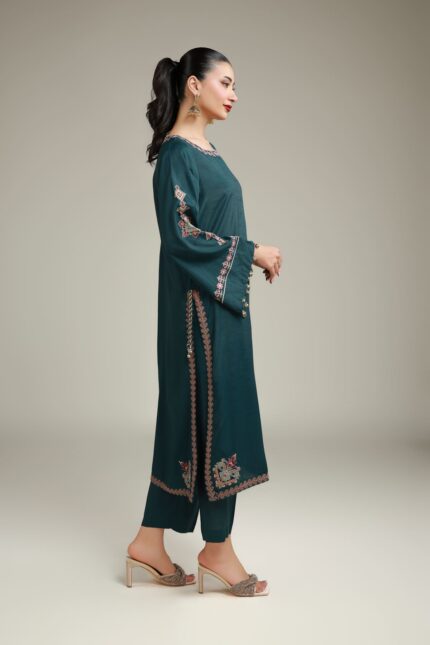 Silk Straight Pants - V2