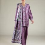 Floral V-Neck Kurta - V1