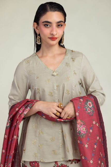 Floral Mesuri Dupatta - V1