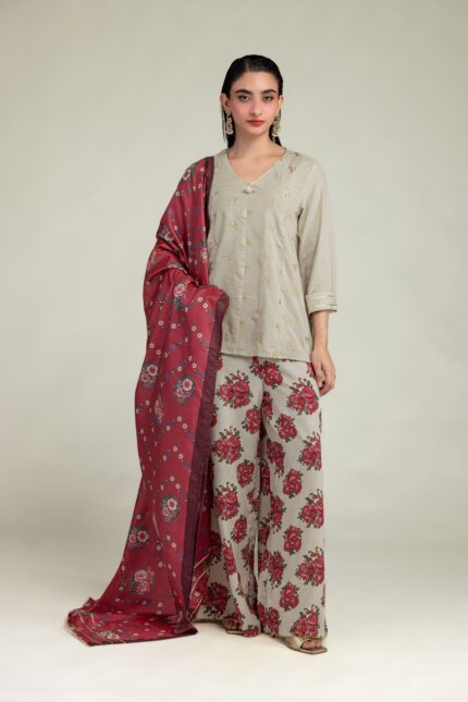 Floral Mesuri Dupatta - V2