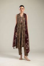 Brown Sleeveless Kurta - V1