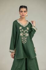 Floral Green Kurta - V3