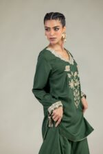 Floral Green Kurta - V6
