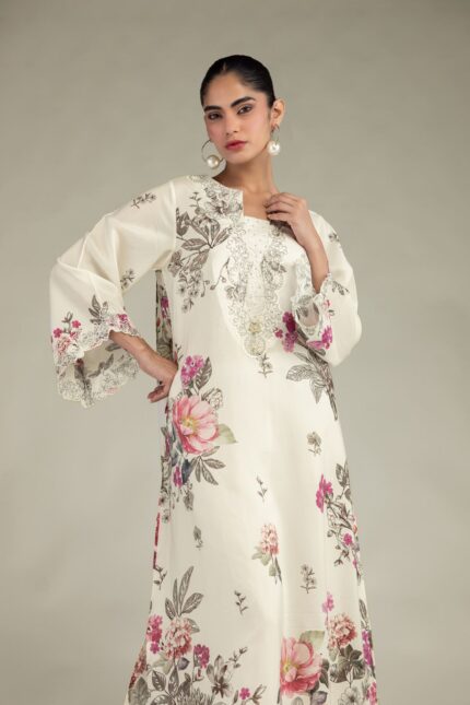 Floral Long Kurta - V2