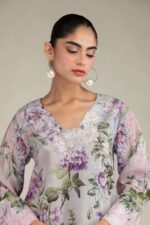 Floral Viscose Kurta - V4