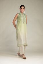 Sleeveless Floral Kurta - V7