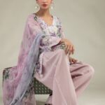 Floral Chiffon Dupatta - V1