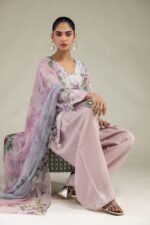 Floral Chiffon Dupatta - V1