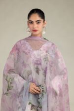 Floral Chiffon Dupatta - V3