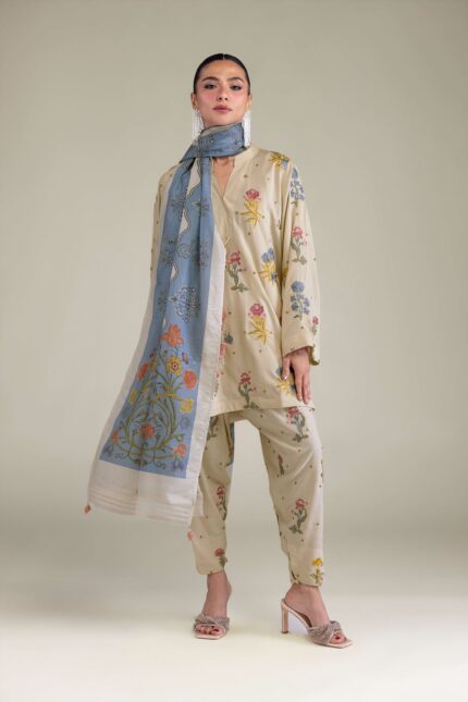 Short Silk Kurta - V1